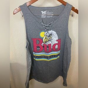 Bud King of Beers Tank Top, NWOT - Torrid/Brew City - Size 1
